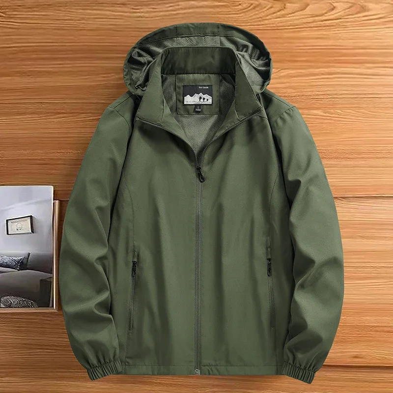 Men Hooded Zipper Windbreaker Coat Male Fishing Waterproof Windproof Windshield Hooded Outerwear Camping Bomber Jacket
Men Hooded Zipper Windbreaker Coat Male Fishing Waterproof Windproof Windshield Hooded Outerwear Camping Bomber Jacket