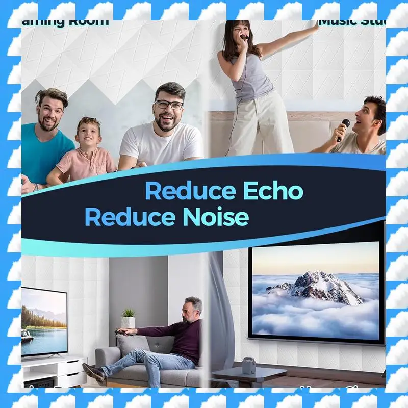 12 Pack Self Adhesive Soundproof Wall Panels 12X12x0.4Inch, For Walls Home, Office A
12 Pack Self Adhesive Soundproof Wall Panels 12X12x0.4Inch, For Walls Home, Office A