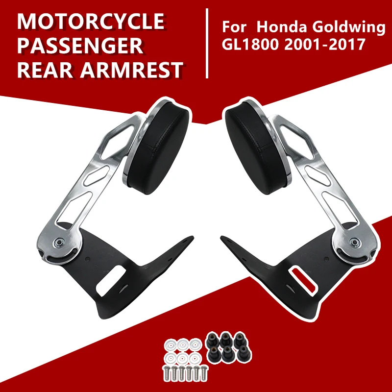 Armrest for Honda Goldwing GL1800 2001-2017 Chrome Motorcycle Rear Passenger Armrests Accessorie GL1800 2010 2011 2012 2013 2014
Armrest for Honda Goldwing GL1800 2001-2017 Chrome Motorcycle Rear Passenger Armrests Accessorie GL1800 2010 2011 2012 2013 2014