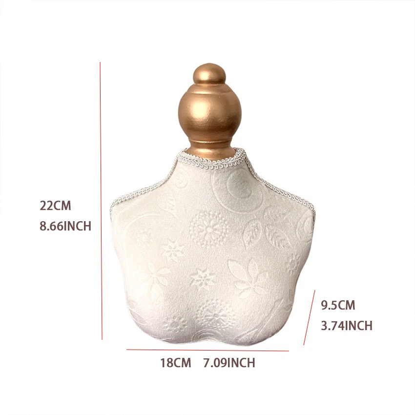 New Arrival Mannequin Jewelry Display Stand, Elegant Bust Holder for Necklace & Ring, Flat Lay Background Photo Prop
New Arrival Mannequin Jewelry Display Stand, Elegant Bust Holder for Necklace & Ring, Flat Lay Background Photo Prop