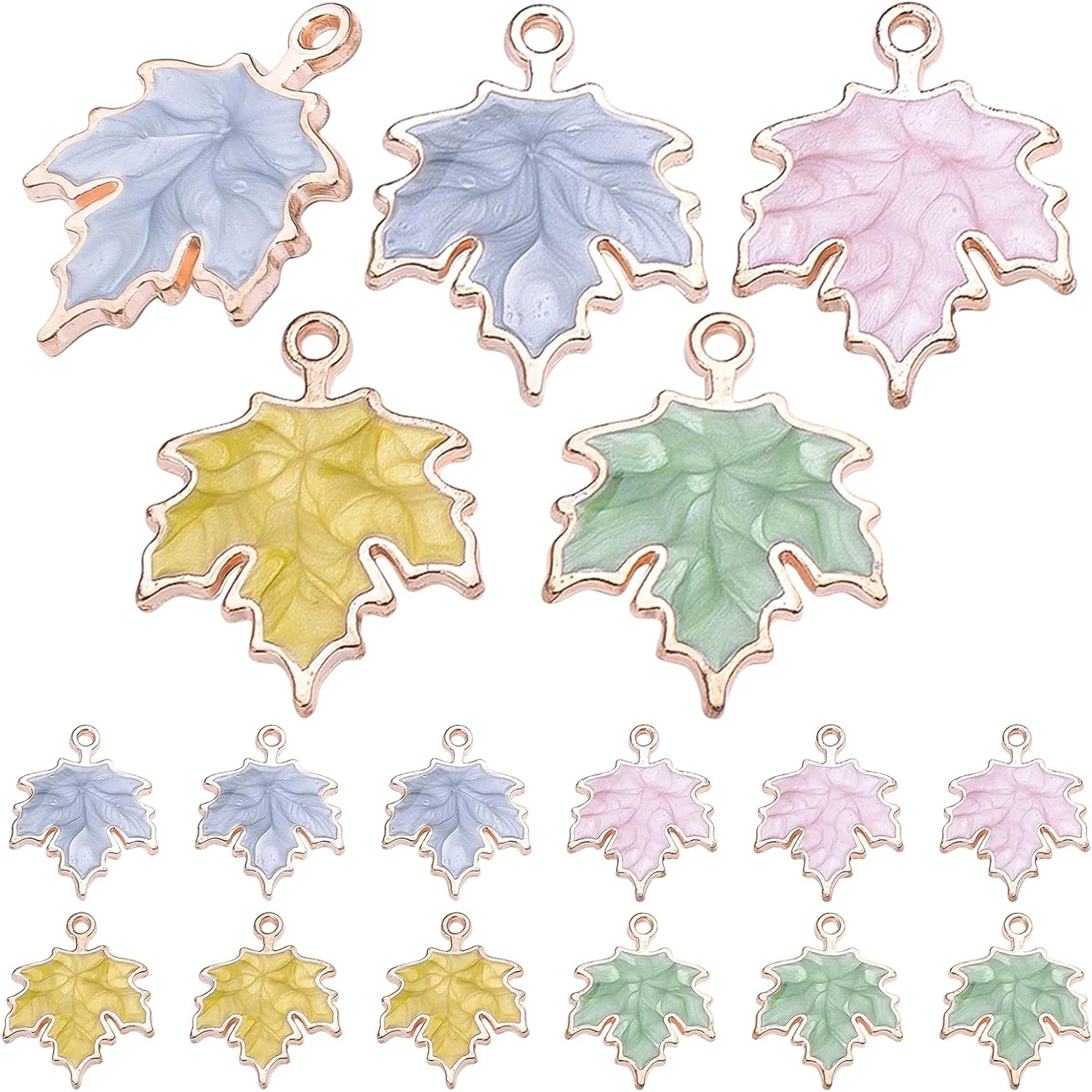 24pcs Maple Leaf Charms Autumn Fall Leaves Pendants Harvest Tree Leaves Charms Jewelry Making for DIY Earring Bracelet Necklace
24pcs Maple Leaf Charms Autumn Fall Leaves Pendants Harvest Tree Leaves Charms Jewelry Making for DIY Earring Bracelet Necklace
