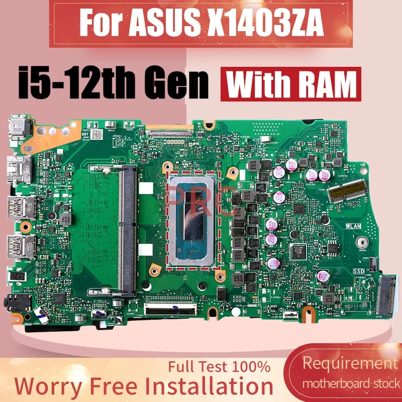 Free Shipping For ASUS X1403ZA Laptop Motherboard R2.1 i5-12th Gen With RAM Notebook Mainboard Fully Test Well
Free Shipping For ASUS X1403ZA Laptop Motherboard R2.1 i5-12th Gen With RAM Notebook Mainboard Fully Test Well