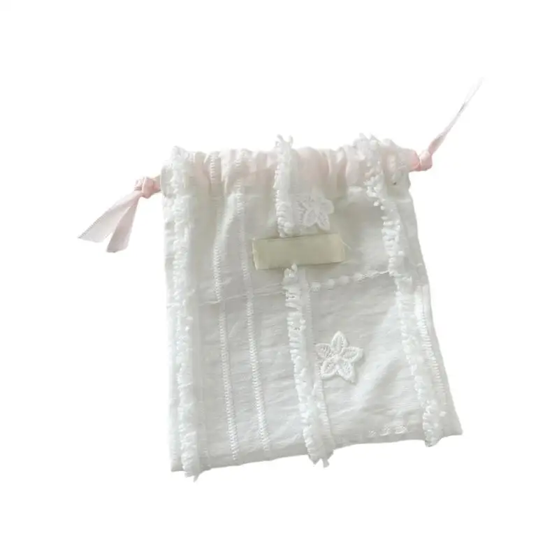 G6KF Stylish Lace Trimmed Closure For Organizing Makeup Coin Earphones Drawstring Bag Sundries Storage Container
G6KF Stylish Lace Trimmed Closure For Organizing Makeup Coin Earphones Drawstring Bag Sundries Storage Container