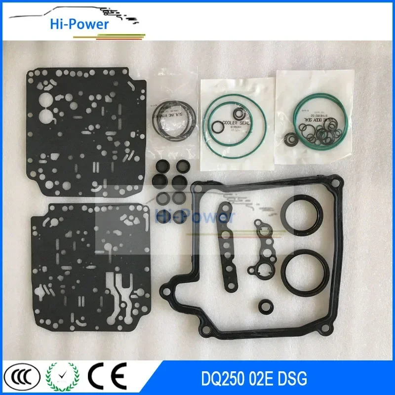 New DQ250 02E DSG Automatic Transmission Repair Kit Gasket Sealing Rings For Audi A3 Q3 TT Skoda Volkswagen Beetle Touran Sharan
New DQ250 02E DSG Automatic Transmission Repair Kit Gasket Sealing Rings For Audi A3 Q3 TT Skoda Volkswagen Beetle Touran Sharan
