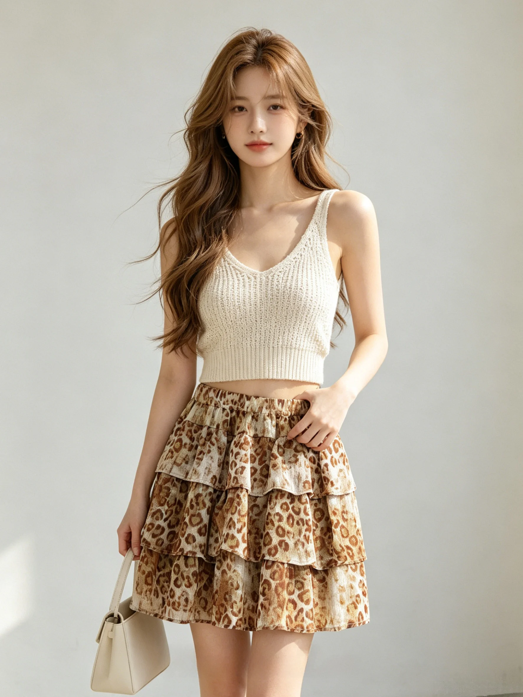 High Waist A-Line Skirt Women's Cake Skirt Lace Trim Leopard Print Summer Slimming Cute Girls Short Skirt Korean Style
High Waist A-Line Skirt Women's Cake Skirt Lace Trim Leopard Print Summer Slimming Cute Girls Short Skirt Korean Style