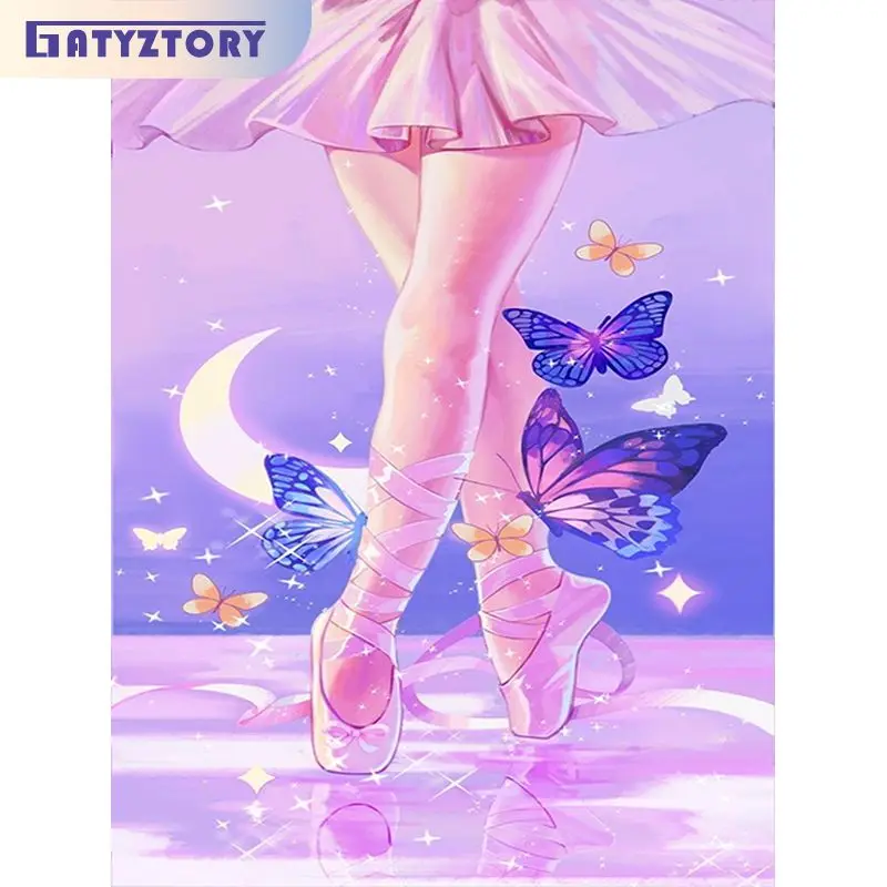 GATYZTORY Diamond Painting With Frame Girl And Butterfly Round Square Diamond Mosaic For Adults Kids Gift Wall Art Handiwork
GATYZTORY Diamond Painting With Frame Girl And Butterfly Round Square Diamond Mosaic For Adults Kids Gift Wall Art Handiwork