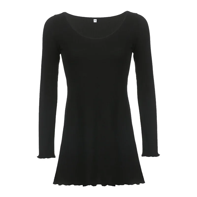 Knitting Elegant Dress For Women Spring Solid Color V Neck Mini Dress Office Lady Irregular Hem Simple Basic Slim Dresses Y2k
Knitting Elegant Dress For Women Spring Solid Color V Neck Mini Dress Office Lady Irregular Hem Simple Basic Slim Dresses Y2k