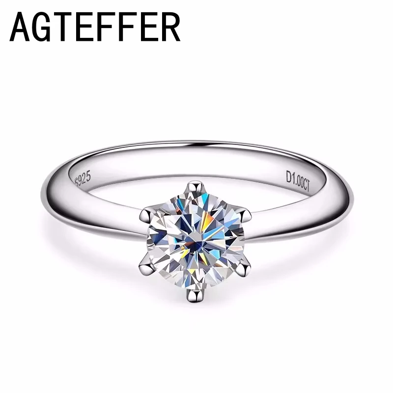 Pure 925 Sterling Silver 1 Carat D Color Moissanite Wedding Rings For Women,2024 Trendy Jewelry Silver Moissanite Eternity Ring
Pure 925 Sterling Silver 1 Carat D Color Moissanite Wedding Rings For Women,2024 Trendy Jewelry Silver Moissanite Eternity Ring