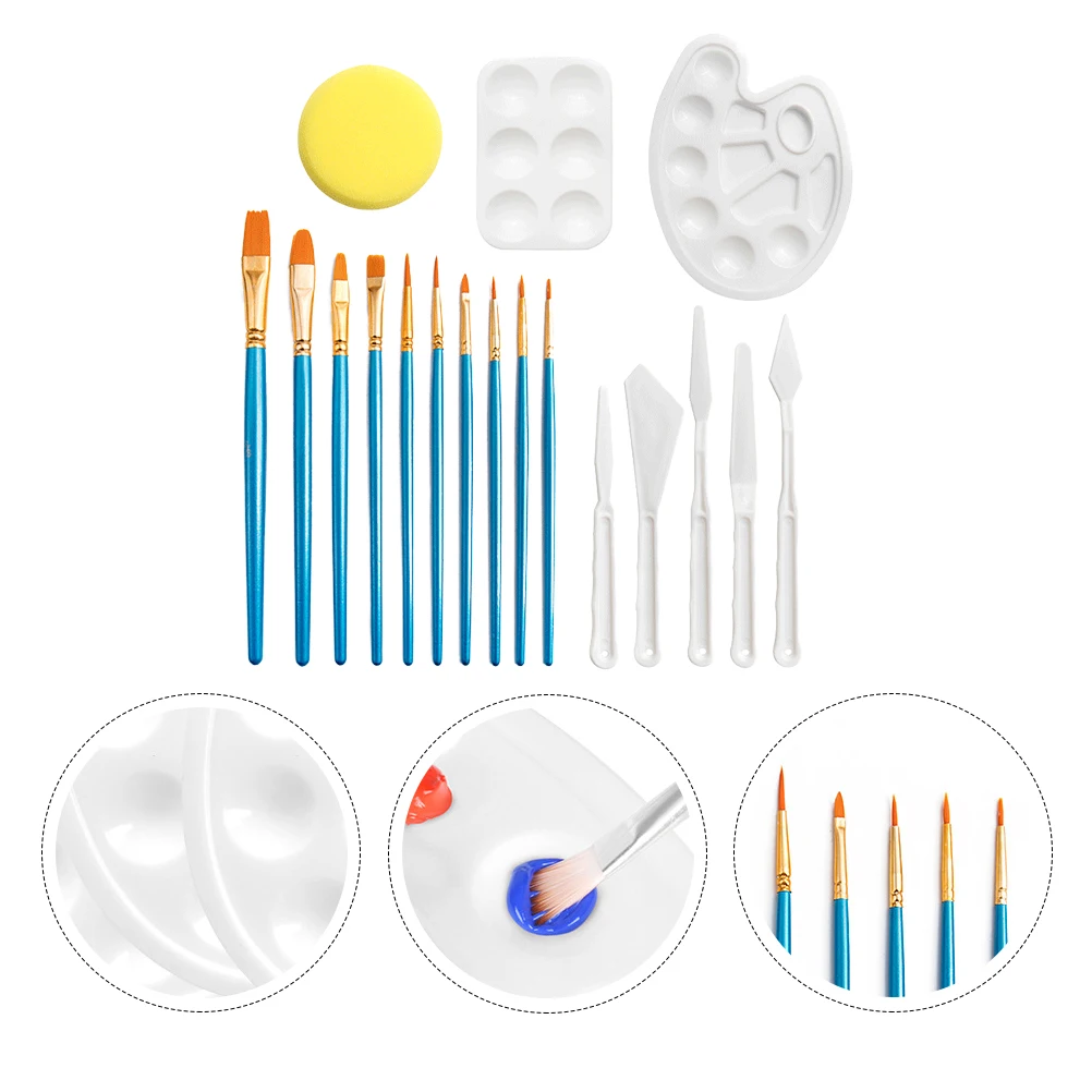 1 set 1 Set Of Painting Supplies Art Tool Kit Sponge Color Mixer Doodle Graffiti Tools For Kids Adults Reusable Safe Plastic
1 set 1 Set Of Painting Supplies Art Tool Kit Sponge Color Mixer Doodle Graffiti Tools For Kids Adults Reusable Safe Plastic
