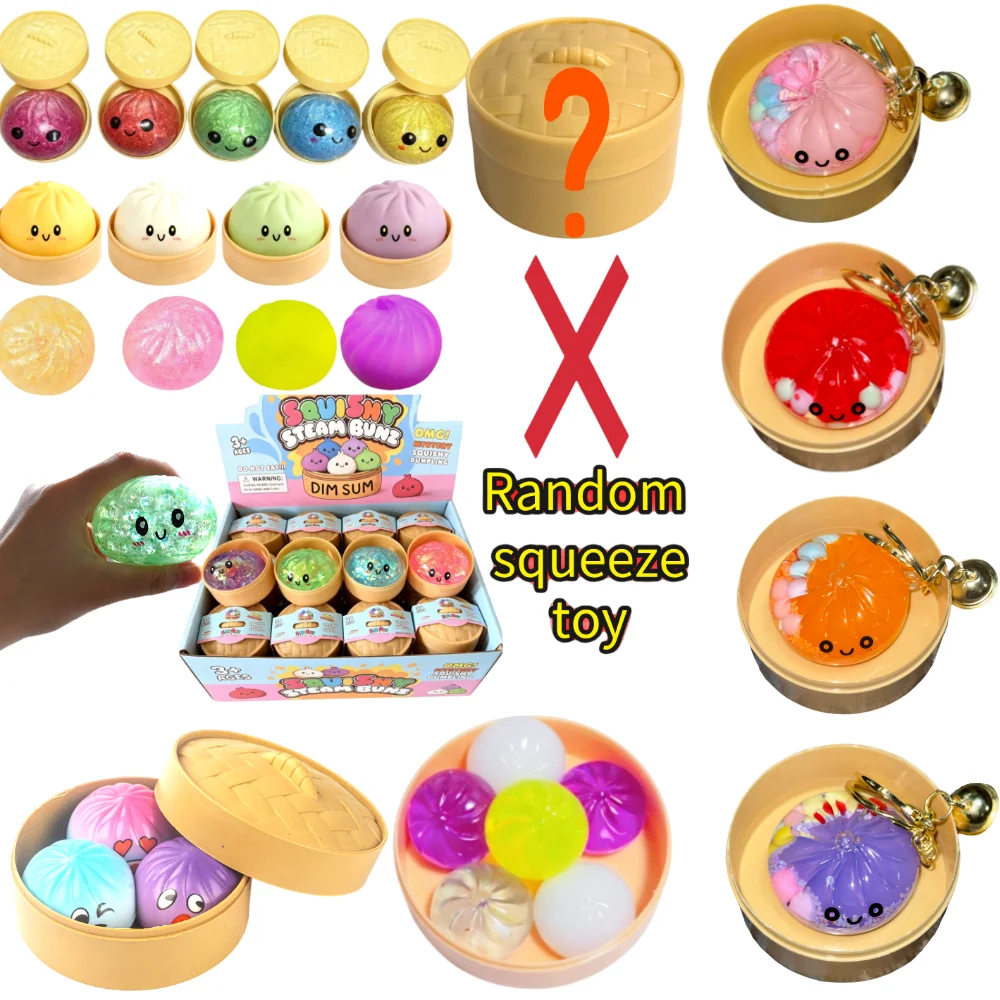 New Glitter Dumpling Glitter Dumpling Squishy with Box Dumplings Sensory Squeeze Toy for Stress Relief
New Glitter Dumpling Glitter Dumpling Squishy with Box Dumplings Sensory Squeeze Toy for Stress Relief