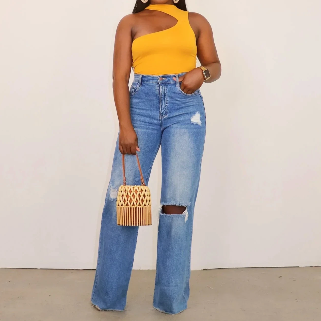 Женские джинсы до щиколотки с отверстиями, свободные плоские прямые брюки для мам, однотонные джинсовые брюки на молнии с карманами на молнии, слегка эластичная джинсовая ткань
Женские джинсы до щиколотки с отверстиями, свободные плоские прямые брюки для мам, однотонные джинсовые брюки на молнии с карманами на молнии, слегка эластичная джинсовая ткань