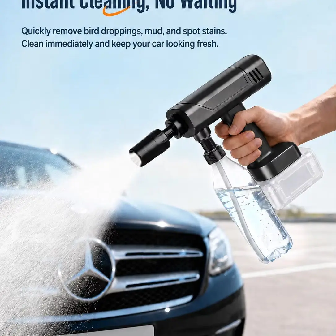 Wireless High Pressure Water Gun Portable Foldable Multi-mode Car Cleaning Sprayer, Universal Washing Tool for Vehicle Garden
Wireless High Pressure Water Gun Portable Foldable Multi-mode Car Cleaning Sprayer, Universal Washing Tool for Vehicle Garden