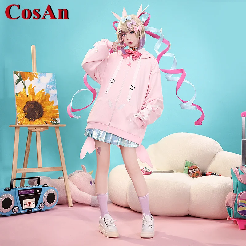 CosAn Game NEEDY GIRL OVERDOSE KAngel Cosplay Costume Sweet Lovely Little Devil Pink Hoodie Activity Party Role Play Clothing
CosAn Game NEEDY GIRL OVERDOSE KAngel Cosplay Costume Sweet Lovely Little Devil Pink Hoodie Activity Party Role Play Clothing