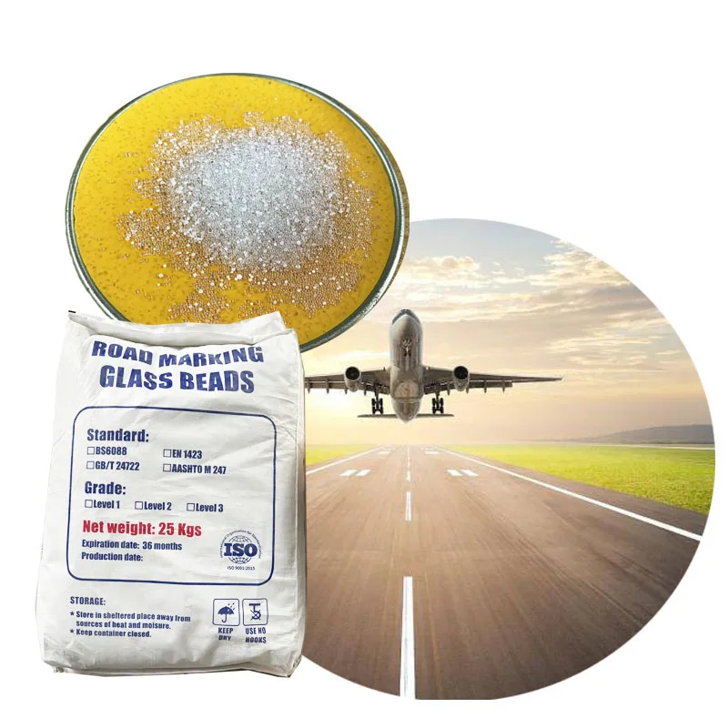 TT-B-1325D Type III Index Of Refraction 1.93 Glass Beads For Airport Pavement Hot Melt Thermoplastic Road Marking Paint
TT-B-1325D Type III Index Of Refraction 1.93 Glass Beads For Airport Pavement Hot Melt Thermoplastic Road Marking Paint
