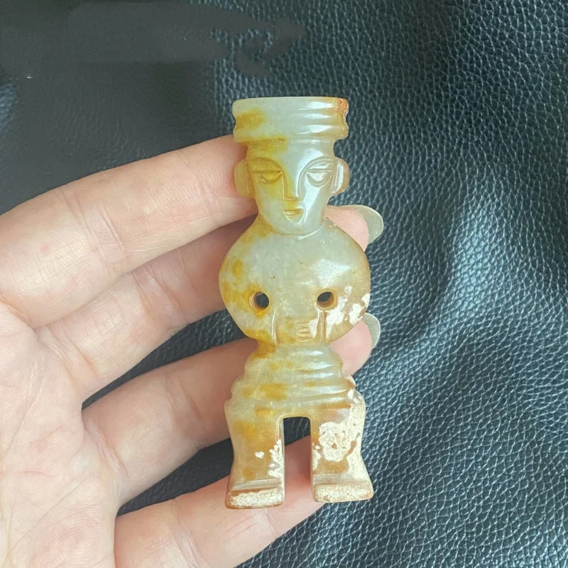 Antique jade carved figures statue handles piece accessories folk collections modern exquisite handicraft
Antique jade carved figures statue handles piece accessories folk collections modern exquisite handicraft