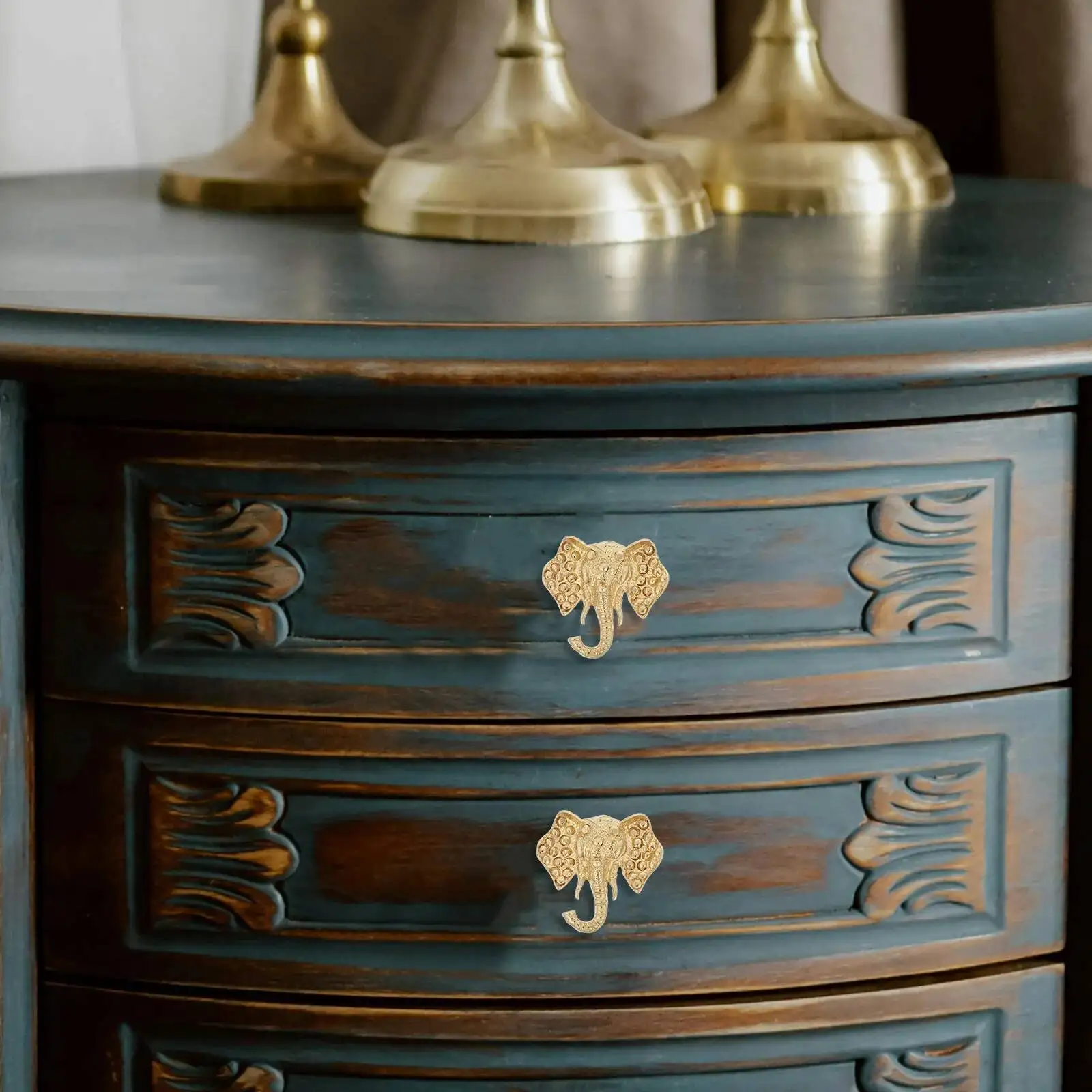 Vintage Elephant Shape Brass Drawer Pulls Animal Cabinet Handles For Kitchen Dresser Wardrobe Cupboard Bathroom Vanity Closet
Vintage Elephant Shape Brass Drawer Pulls Animal Cabinet Handles For Kitchen Dresser Wardrobe Cupboard Bathroom Vanity Closet