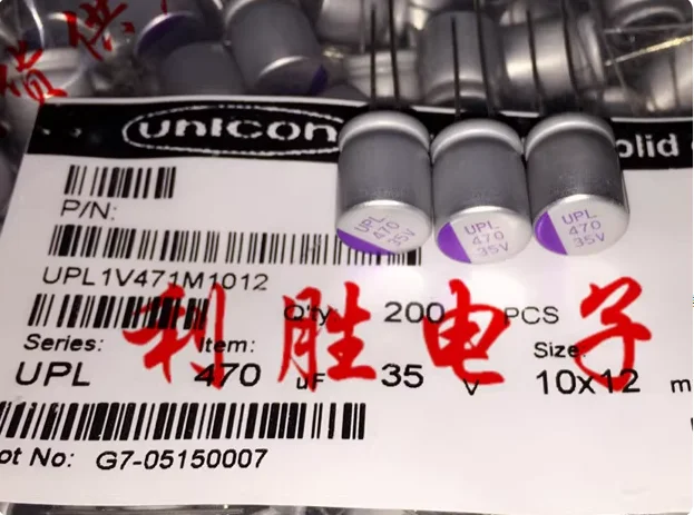 20pcs/lot original Japan UNICON 35V 470UF UPL 10X12MM Solid state aluminum electrolytic capacitor 125C free shipping
20pcs/lot original Japan UNICON 35V 470UF UPL 10X12MM Solid state aluminum electrolytic capacitor 125C free shipping