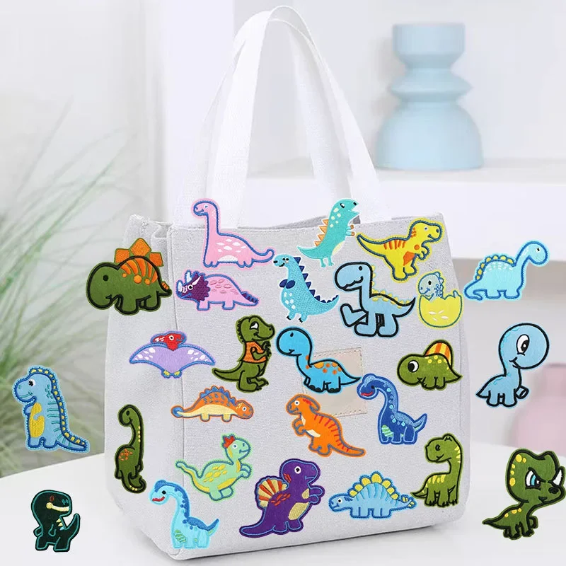 Iron On Patches for Clothes Lovely Dinosaurs Clothing Stickers Fabric Sewing Embroidered Patch Thermal Adhesive Applique Fusible
Iron On Patches for Clothes Lovely Dinosaurs Clothing Stickers Fabric Sewing Embroidered Patch Thermal Adhesive Applique Fusible