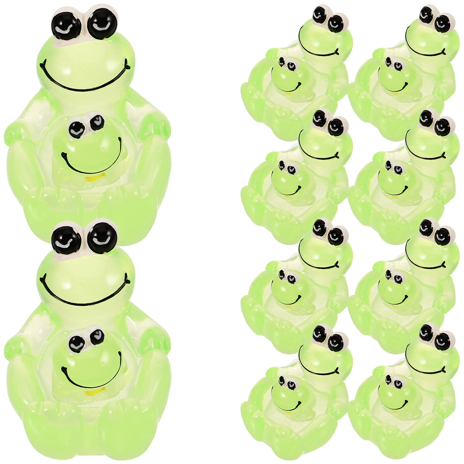 10 Pcs Frog Charms Luminous Jewelry Phone Case for Decorating Resin Statue Mobile 
10 Pcs Frog Charms Luminous Jewelry Phone Case for Decorating Resin Statue Mobile