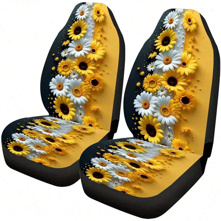 Universal Sunflower Daisy Floral Car Seat Cover Breathable Comfortable Easy Install Clean All-Round Protection
Universal Sunflower Daisy Floral Car Seat Cover Breathable Comfortable Easy Install Clean All-Round Protection