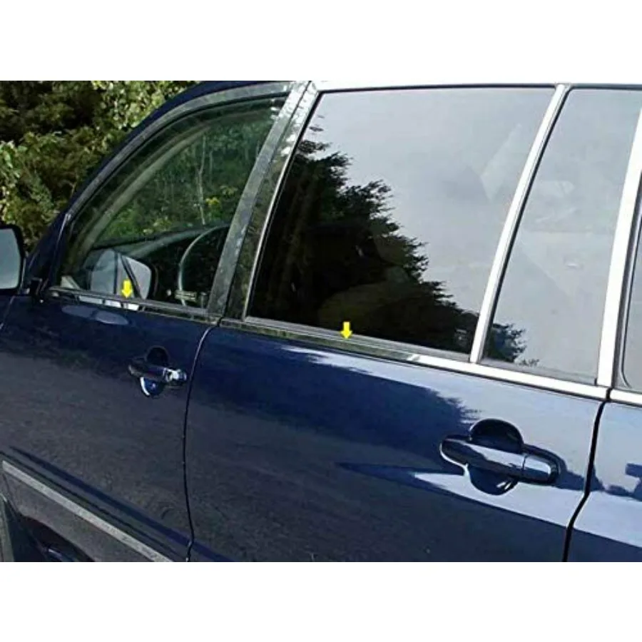2001-2007 Toyota Highlander 4-Piece Stainless Steel Window Sill Trim Set Compatible with Vehicle Interior Exterior Decoration B
2001-2007 Toyota Highlander 4-Piece Stainless Steel Window Sill Trim Set Compatible with Vehicle Interior Exterior Decoration B