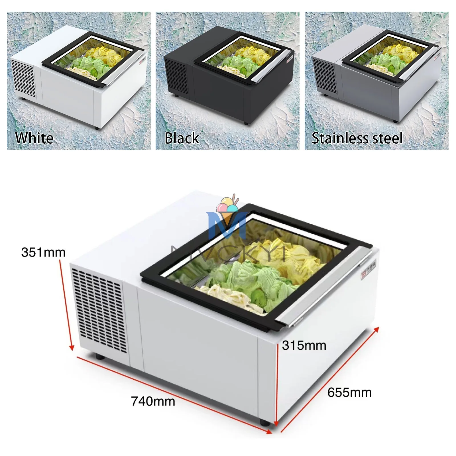 Mini ice cream fresh-keeping display cabinet desktop outdoor stall artifact coffee shop
Mini ice cream fresh-keeping display cabinet desktop outdoor stall artifact coffee shop