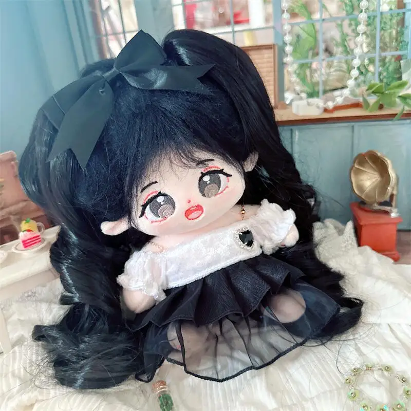 2Pcs Kawaii Black Bow Dress Suit Plush Doll Cute Stuffed Fat Body Cotton No Attributes Girls Doll for 20cm DIY Clothes Accessory
2Pcs Kawaii Black Bow Dress Suit Plush Doll Cute Stuffed Fat Body Cotton No Attributes Girls Doll for 20cm DIY Clothes Accessory