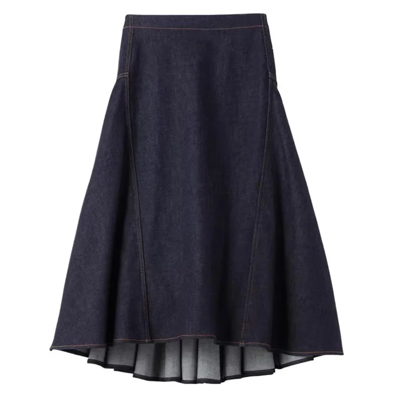 Women's skirt New high waisted slim fit long skirt for summer 2026 Retro pure cotton women's half skirt y2k casual denim skirt
Women's skirt New high waisted slim fit long skirt for summer 2026 Retro pure cotton women's half skirt y2k casual denim skirt