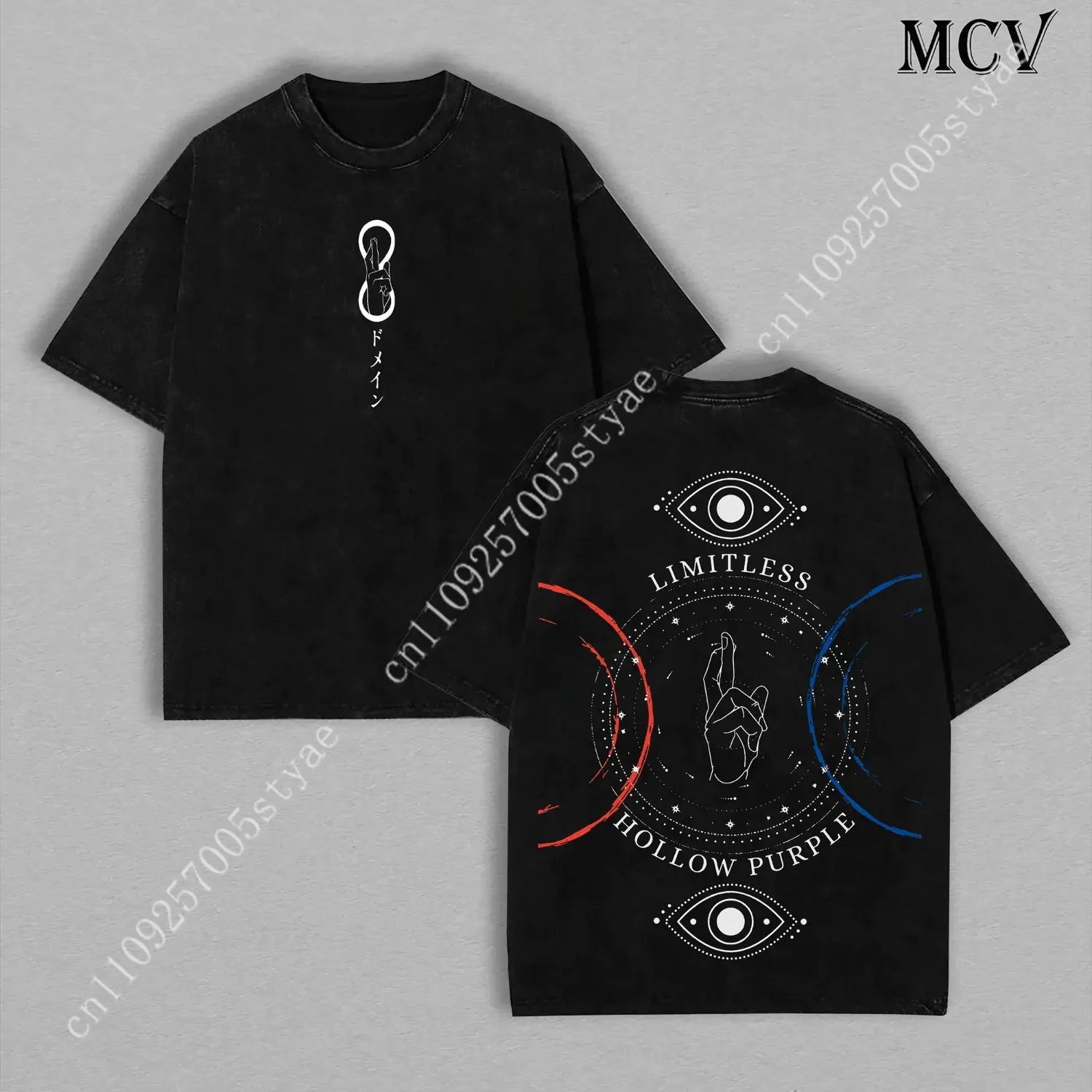 Satoru Gojo T-Shirt - Limitless Hollow Purple Gojo Inspired T-Shirt JJK Jujutsu Kaisen Anime Double Printed Vintage Washed Tee U
Satoru Gojo T-Shirt - Limitless Hollow Purple Gojo Inspired T-Shirt JJK Jujutsu Kaisen Anime Double Printed Vintage Washed Tee U