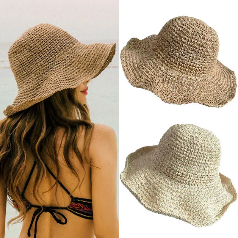 Summer Large Brim Foldable Straw Hat Floppy Wide Brim Sun Cap Bowknot Beach Foldable Hats Hats for Women Hiking Caps
Summer Large Brim Foldable Straw Hat Floppy Wide Brim Sun Cap Bowknot Beach Foldable Hats Hats for Women Hiking Caps