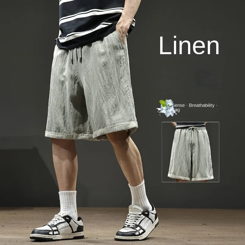 Men's Casual Shorts Jorts Summer Lightweight Linen Casual Pants Outdoor Breathable Commute Five Inch Short Pants
Men's Casual Shorts Jorts Summer Lightweight Linen Casual Pants Outdoor Breathable Commute Five Inch Short Pants