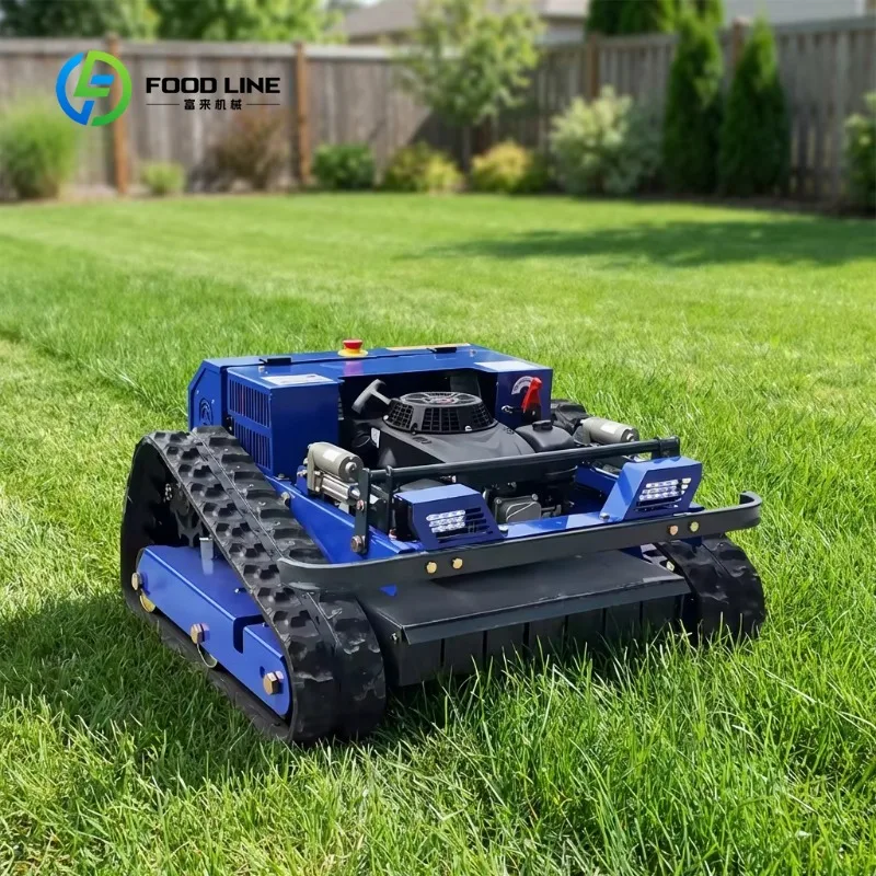 All-terrain Remote-controlled Tracked Lawnmower Self-propelled Push Lawnmower Durable for Large Lawnshillsides Orchards Farms
All-terrain Remote-controlled Tracked Lawnmower Self-propelled Push Lawnmower Durable for Large Lawnshillsides Orchards Farms