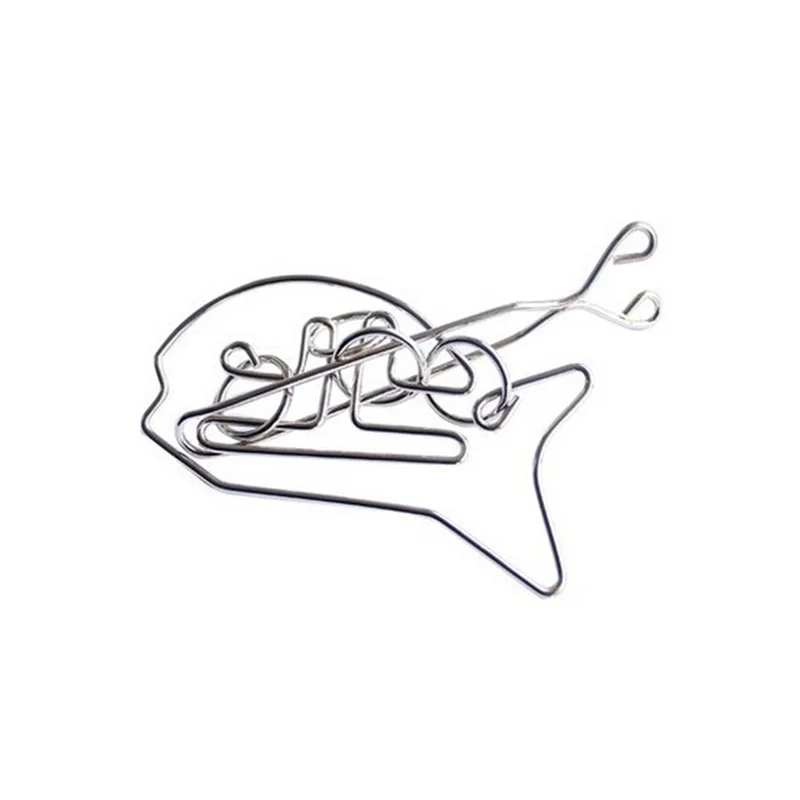 Fish shaped Metal Wire Puzzle Traditional Educational Game for Adults and Kids
Fish shaped Metal Wire Puzzle Traditional Educational Game for Adults and Kids