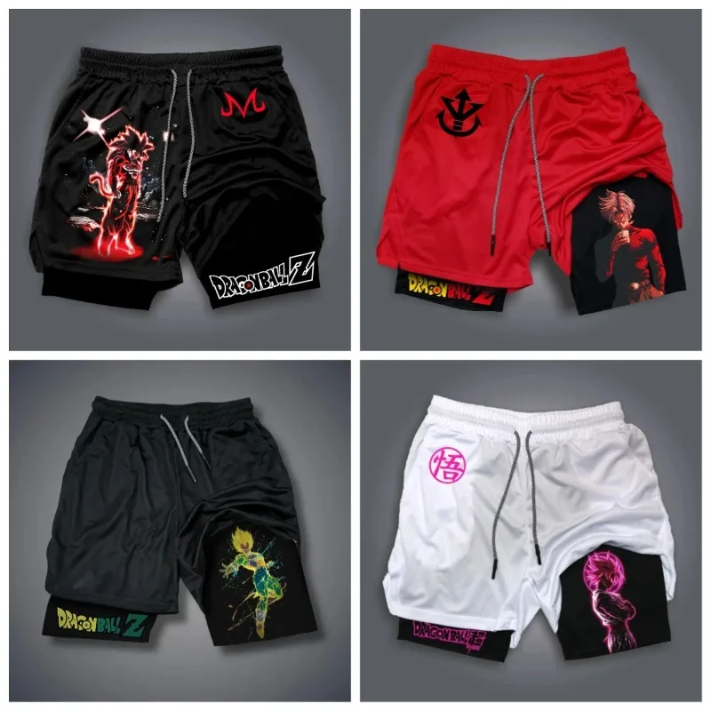 Dragon Ball Men's Double-layer Shorts Son Goku Summer Japanese Anime Fake Two-piece Sports Fitness Quick-drying Shorts
Dragon Ball Men's Double-layer Shorts Son Goku Summer Japanese Anime Fake Two-piece Sports Fitness Quick-drying Shorts