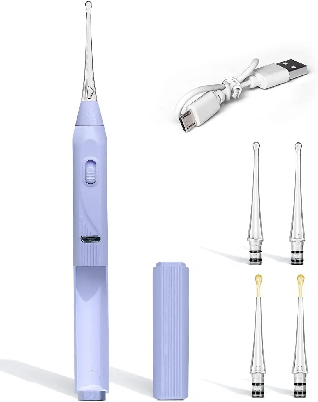 LED Light Ear Wax Removal Tool with Built-in Storage, Safe for Kids & Adults - Purple
LED Light Ear Wax Removal Tool with Built-in Storage, Safe for Kids & Adults - Purple