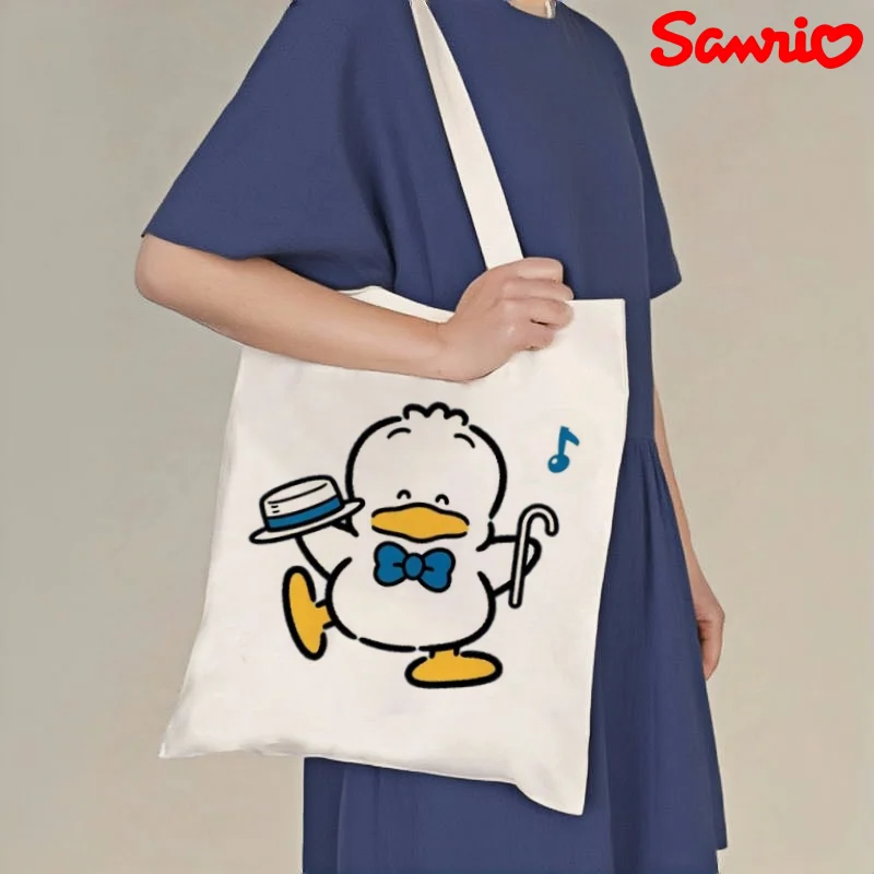 Холщовая сумка-шоппер Sanrio Pekkle Dancing Print, 1 шт., многоразовая, повседневная, на плечо
Холщовая сумка-шоппер Sanrio Pekkle Dancing Print, 1 шт., многоразовая, повседневная, на плечо