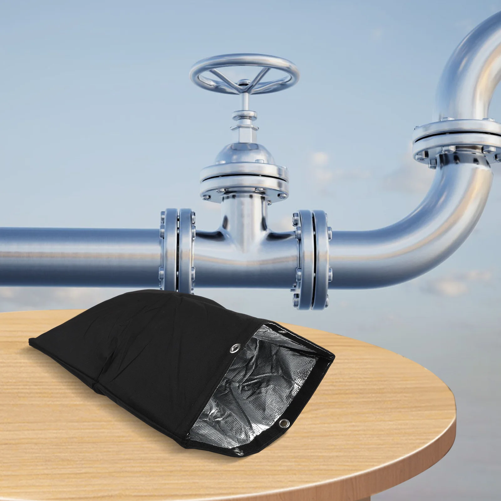 Крышка для предотвращения обратного потока с усовершенствованной изоляцией и надежными крепежными петлями, предназначенная для предотвращения повреждения труб от зимнего мороза.
Крышка для предотвращения обратного потока с усовершенствованной изоляцией и надежными крепежными петлями, предназначенная для предотвращения повреждения труб от зимнего мороза.