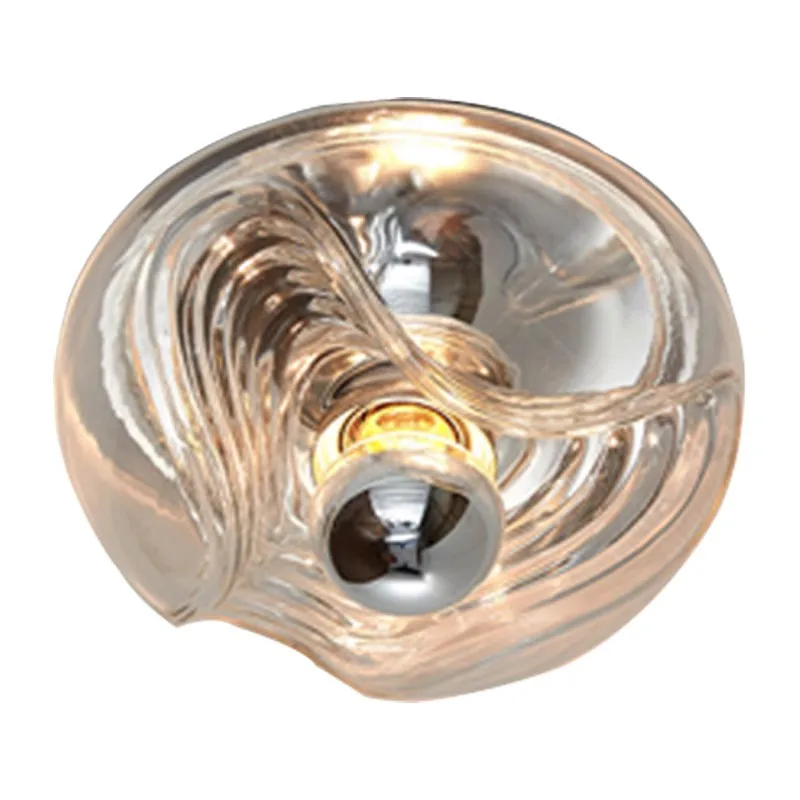 Medieval glass wall lamp light luxury aisle entrance light wave pattern restaurant atmosphere light
Medieval glass wall lamp light luxury aisle entrance light wave pattern restaurant atmosphere light