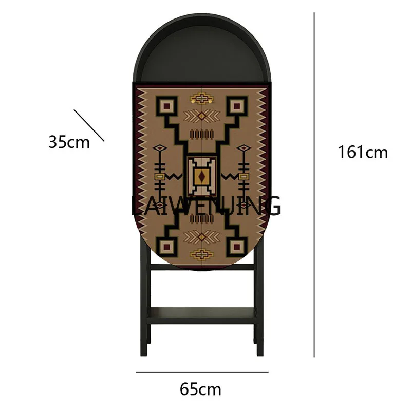 SGF solid wood floor-to-ceiling wine cabinet, living room display TV next to the cabinet
SGF solid wood floor-to-ceiling wine cabinet, living room display TV next to the cabinet
