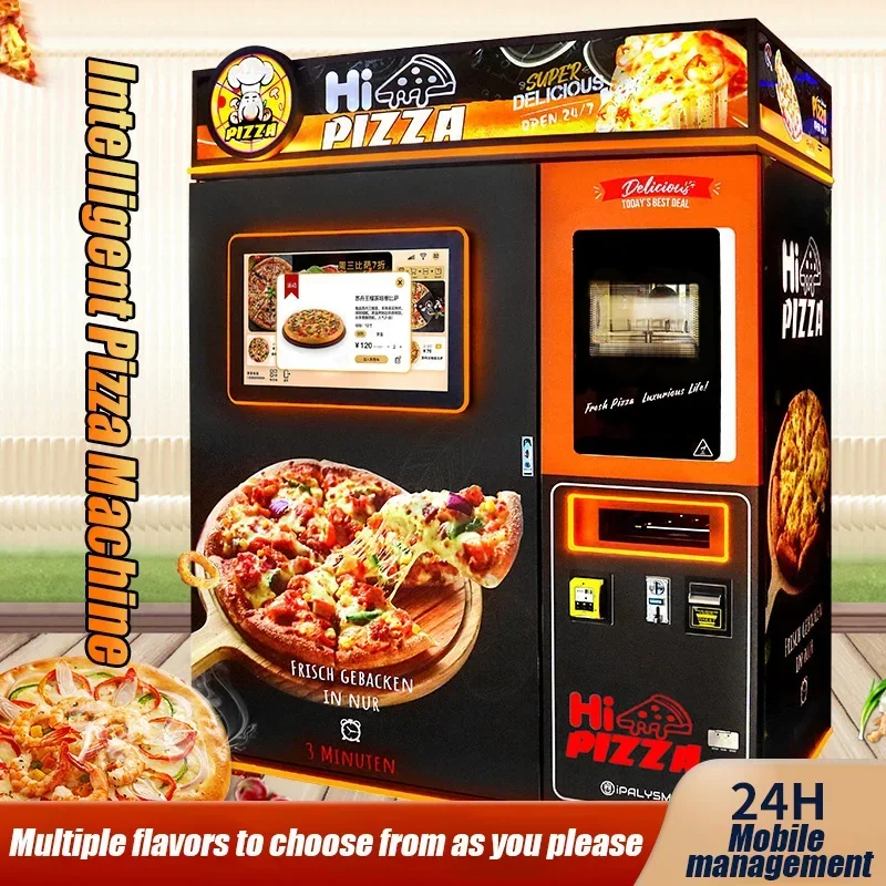 YG Customized Outdoor Fully Automatic Pizza Vending Machines For Sale Self-Service Fast Food Snack Machine For Business Use
YG Customized Outdoor Fully Automatic Pizza Vending Machines For Sale Self-Service Fast Food Snack Machine For Business Use
