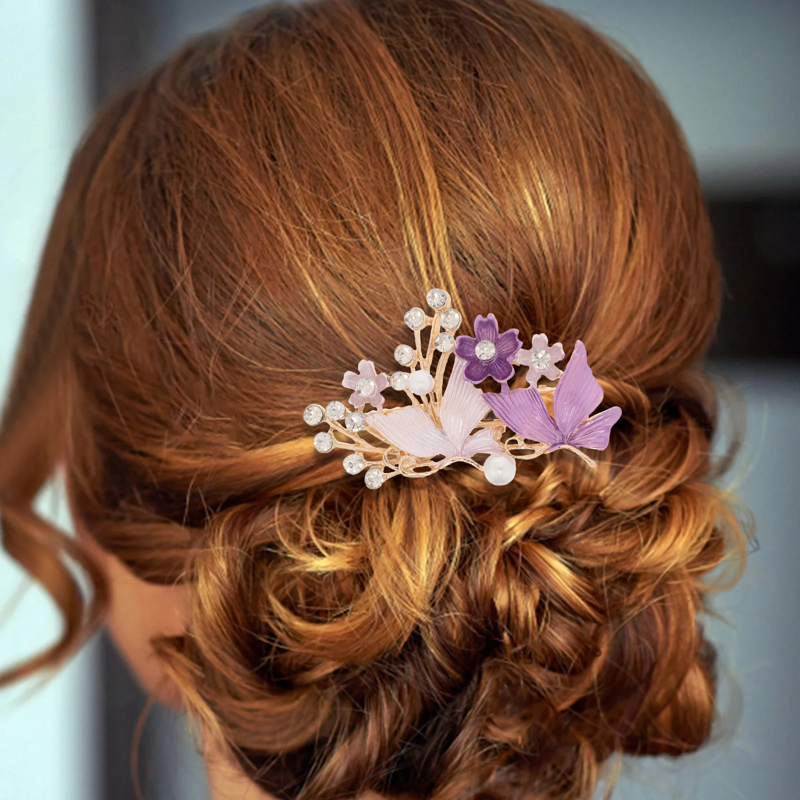 Vintage Flower Hair Clip Retro Alloy Butterfly Rhinestone Faux Pearl Barrette Decorative Hair Clip for Occasions
Vintage Flower Hair Clip Retro Alloy Butterfly Rhinestone Faux Pearl Barrette Decorative Hair Clip for Occasions