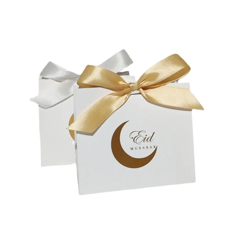 New White Eid Mubarak Gift Candy Box Ramadan Kareem Paper Gift Bags for Party Decoration Gift Packaging Boxes for Guests
New White Eid Mubarak Gift Candy Box Ramadan Kareem Paper Gift Bags for Party Decoration Gift Packaging Boxes for Guests