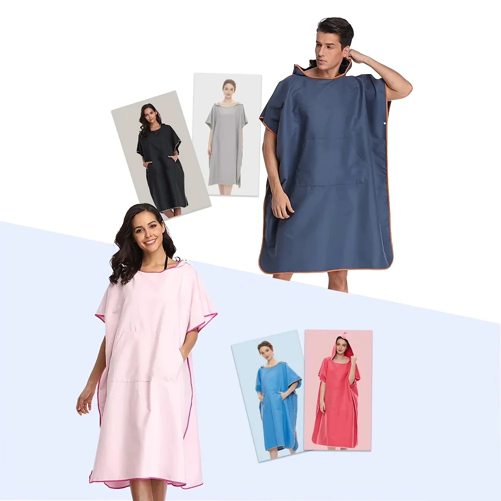 plus Size Quick-Dry Hooded Beach Towel Changing Cape High Absorbency Swim Surf Robe for Easy Carry And Quick Drying
plus Size Quick-Dry Hooded Beach Towel Changing Cape High Absorbency Swim Surf Robe for Easy Carry And Quick Drying