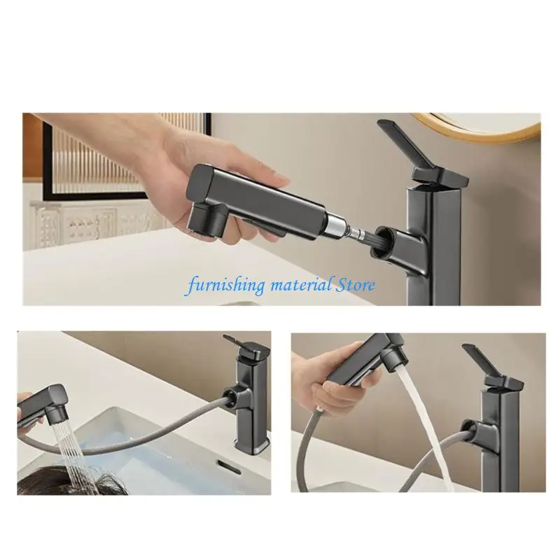 Y5GD Brass Basin Mixer Tap Single Handle Tap Bathroom Faucet with Pull Down Sprayers
Y5GD Brass Basin Mixer Tap Single Handle Tap Bathroom Faucet with Pull Down Sprayers