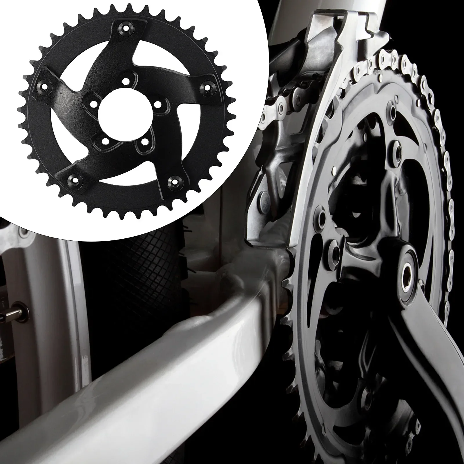 Звездочка ebike 40T 42T подходит для BAFANG для двигателя HDM625 MidDrive 1000 Вт 7075, алюминиевый сплав, сильный и легкий
Звездочка ebike 40T 42T подходит для BAFANG для двигателя HDM625 MidDrive 1000 Вт 7075, алюминиевый сплав, сильный и легкий