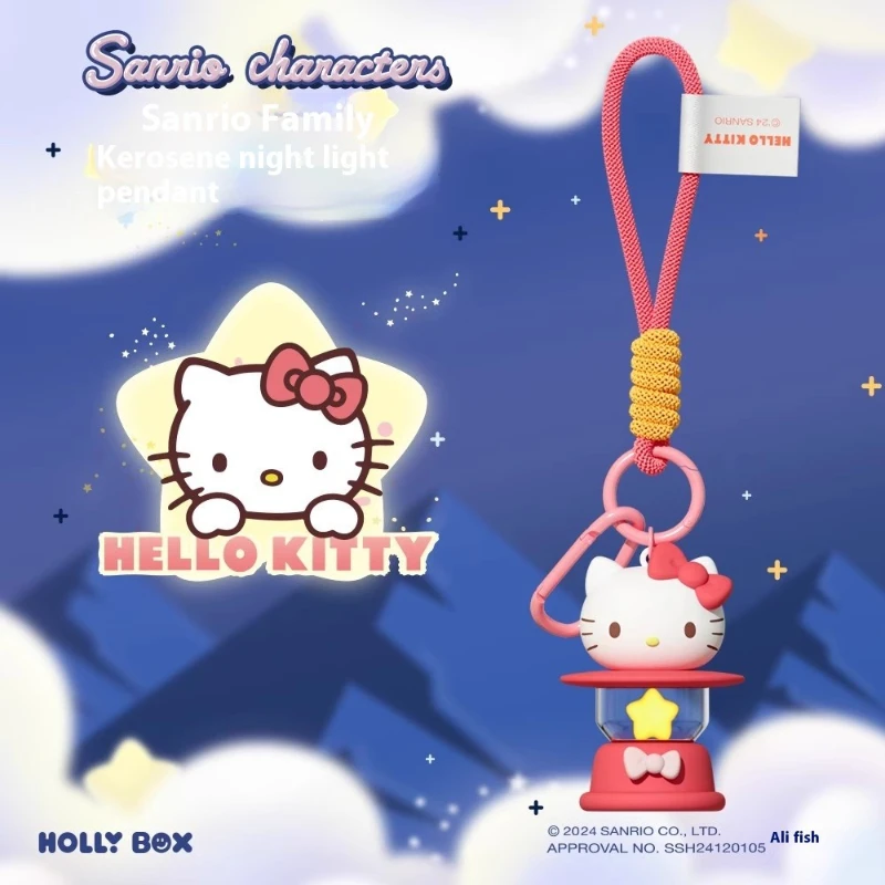 Genuine Sanrio Kerosene Night Light Kitty Cat Pendant Creative Kulomi Keychain Doll Bag Hanging Ornaments 
Genuine Sanrio Kerosene Night Light Kitty Cat Pendant Creative Kulomi Keychain Doll Bag Hanging Ornaments