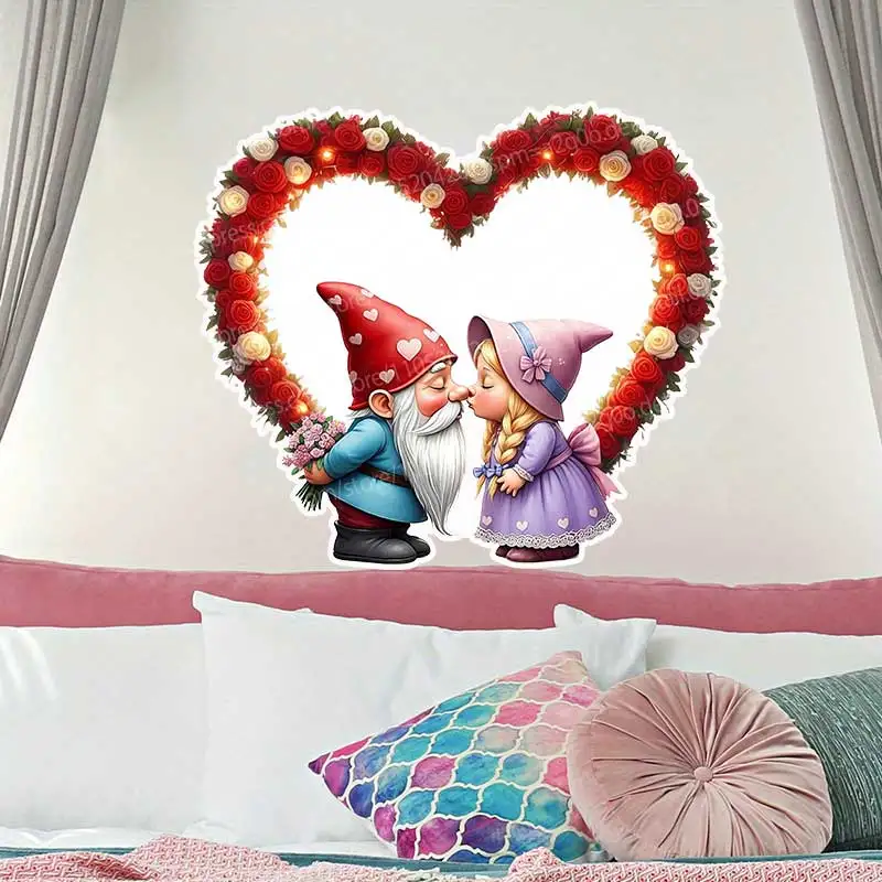 Valentine's Day Dwarf Love Art Wall Stickers Decorative Bedroom Living Room Wall Decals AA226
Valentine's Day Dwarf Love Art Wall Stickers Decorative Bedroom Living Room Wall Decals AA226
