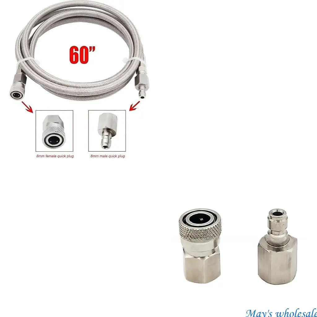 CO2 Sodas Hose Adapter set CO2 refilling Connector Simple Installation for homebrews 448A
CO2 Sodas Hose Adapter set CO2 refilling Connector Simple Installation for homebrews 448A