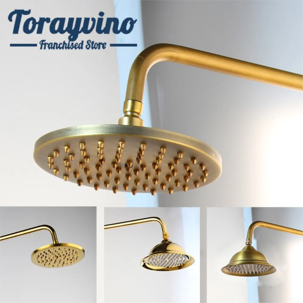 Torayvino Bathroom Rainfall Shower Head Brass Round Shape 8 -inch Rain Shower head Hand Shower Bathroom Shower Head Without Arm
Torayvino Bathroom Rainfall Shower Head Brass Round Shape 8 -inch Rain Shower head Hand Shower Bathroom Shower Head Without Arm