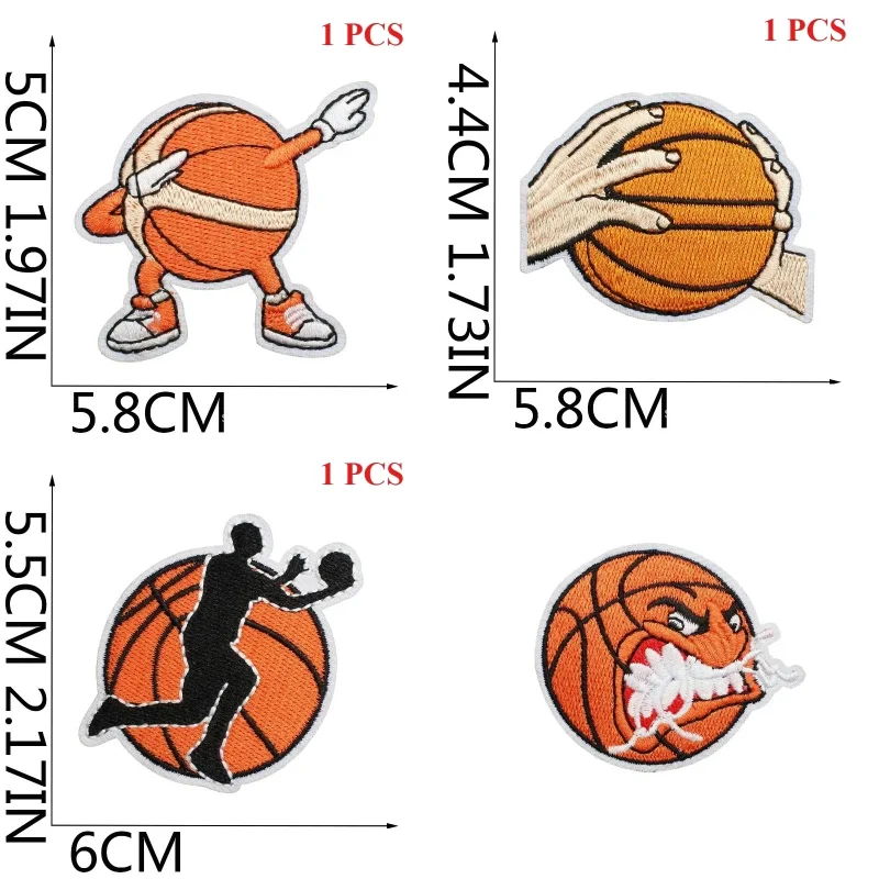 Basketball Embroidery Cloth Sticker Children's Clothes Decorative Patch Sports Ball Computer Embroidery Label
Basketball Embroidery Cloth Sticker Children's Clothes Decorative Patch Sports Ball Computer Embroidery Label